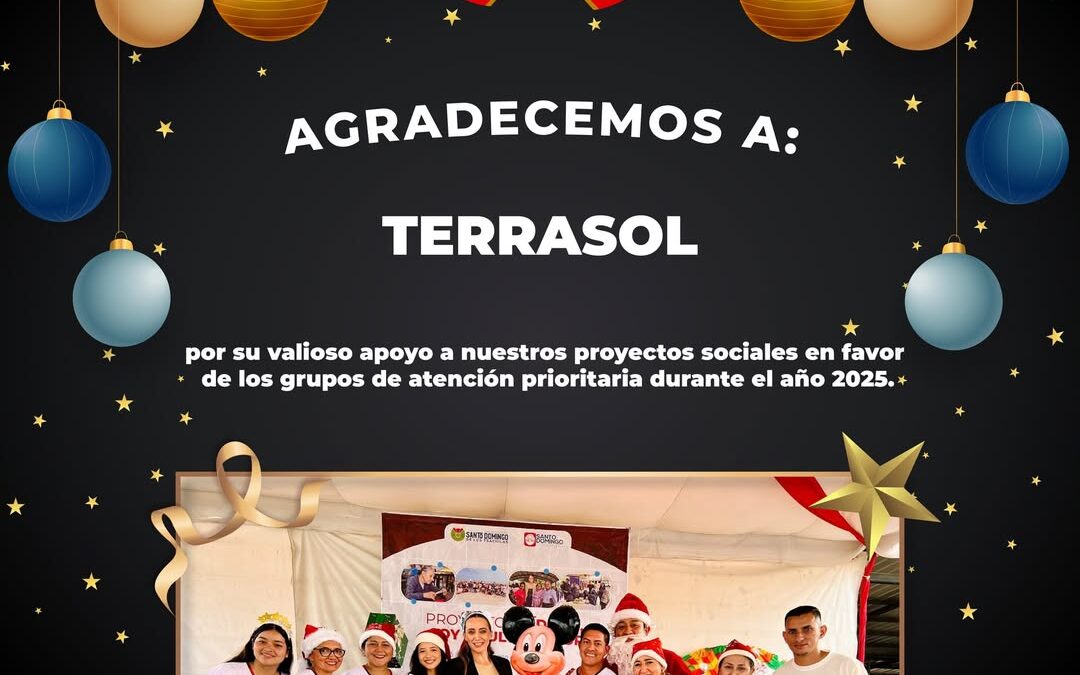 Expresamos nuestro más sincero agradecimiento a TERRASOL por su valioso apoyo a …