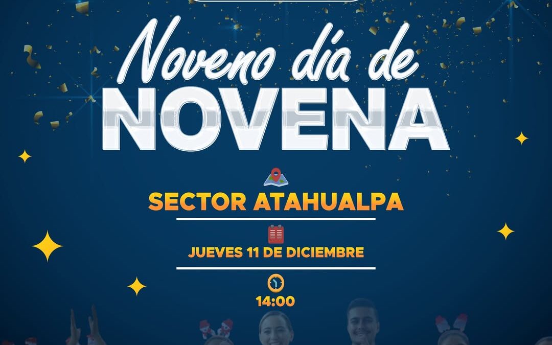 HOY Último día de la Novena Navideña 

Con mucha alegría celebramos el cierre d…
