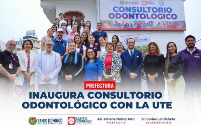 Con el corte de cinta quedó inaugurado el nuevo Consultorio Odontológico, en con…