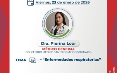 Entrevista en Radio Más FM
Este viernes 23 de enero, la Dra. Pierina Loor part…