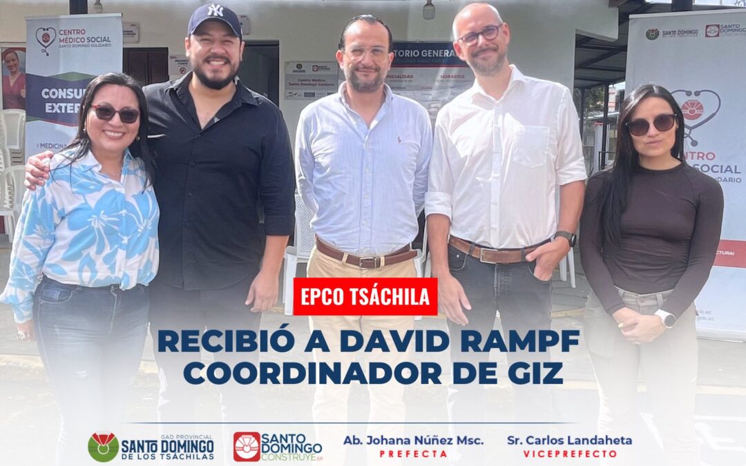 Hoy recibimos la visita de David Rampf, Coordinador de la Cooperación Alemana – …