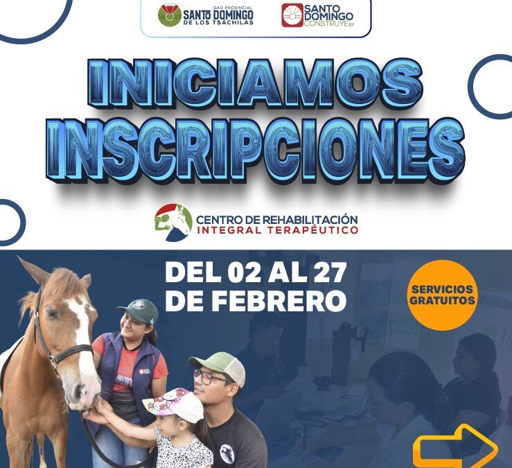 Inicio de Inscripciones | Centro de Rehabilitación Integral Terapéutico 

¡Abri…