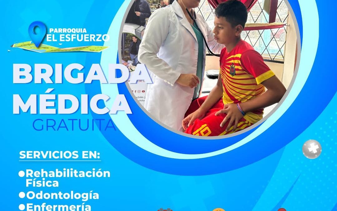 BRIGADA MÉDICA GRATUITA 

 Parroquia El Esfuerzo (GAD Parroquial)
 Miércoles 11…