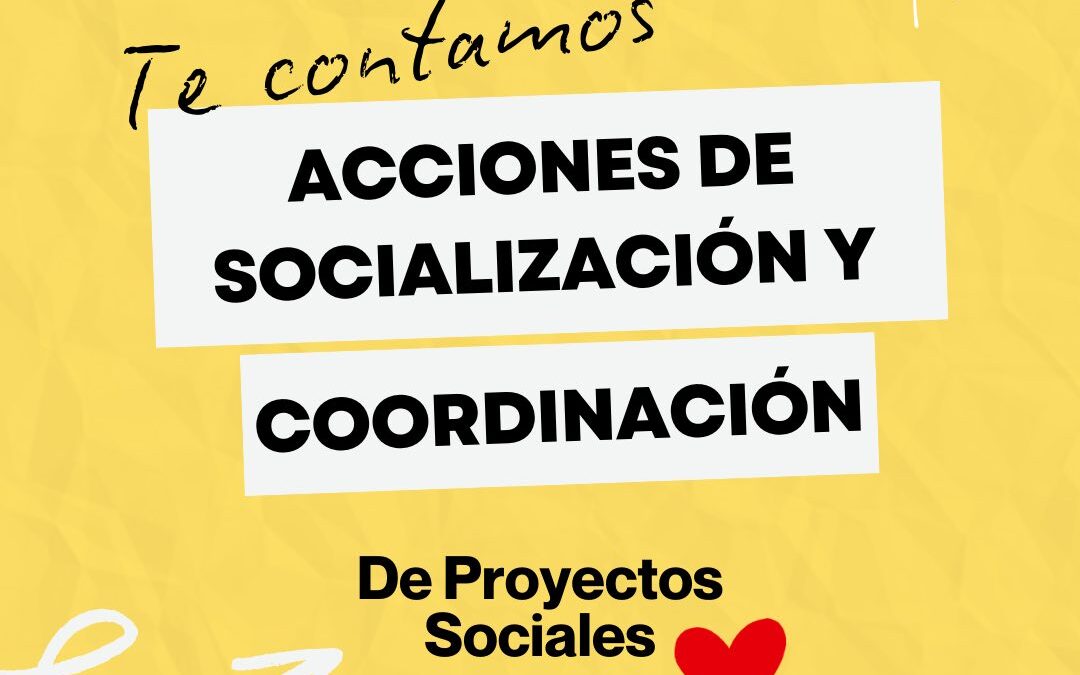 Conectar. Coordinar. Transformar. 
 Impulsamos acciones que fortalecen los proye…
