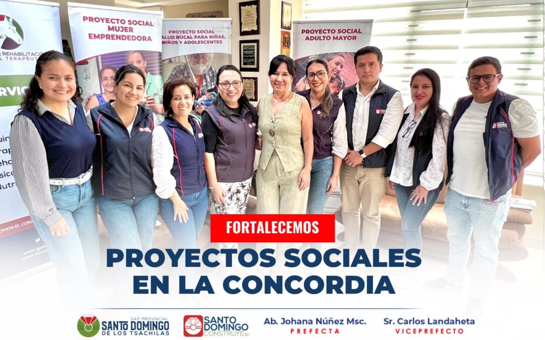 Fortalecemos nuestros Proyectos Sociales con el GAD La Concordia, trabajando co…