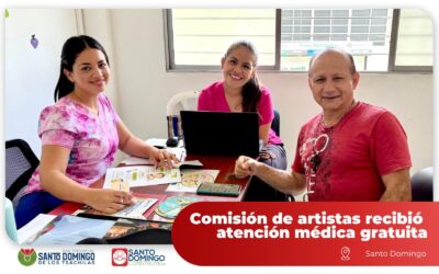 La brigada médica realizada por EPCO Tsáchila recibió a la comisión de artistas,…