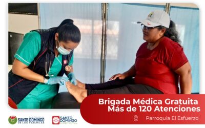 La parroquia El Esfuerzo recibió atención médica gratuita y de calidad alcanzan…
