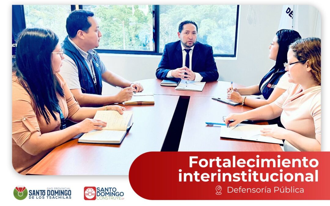 Los abogados de los proyectos sociales, Ruth Arteaga y Ángel Buñay, se reunieron…