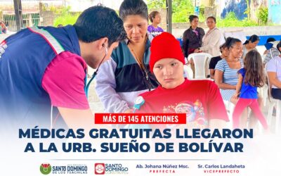 Los profesionales de la Brigada Médica Gratuita llegaron hoy al coliseo de la ur…