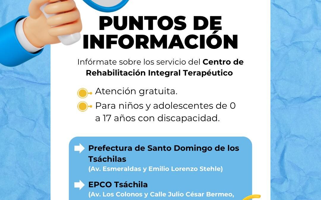 Puntos de Información CRIT
Infórmate sobre la atención gratuita para niños, niñ…
