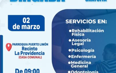 Este lunes 2 de marzo te esperamos en la Brigada Médica Gratuita 

 Lugar: Recin…