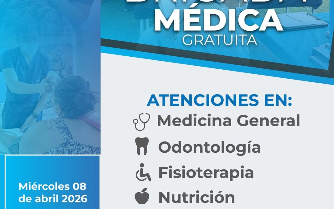 ¡Cuidamos de tu salud!

Te invitamos a la Brigada Médica Gratuita  en el Recint…