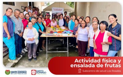 En el Subcentro de salud Los Rosales, más de 40 adultos mayores participaron en …