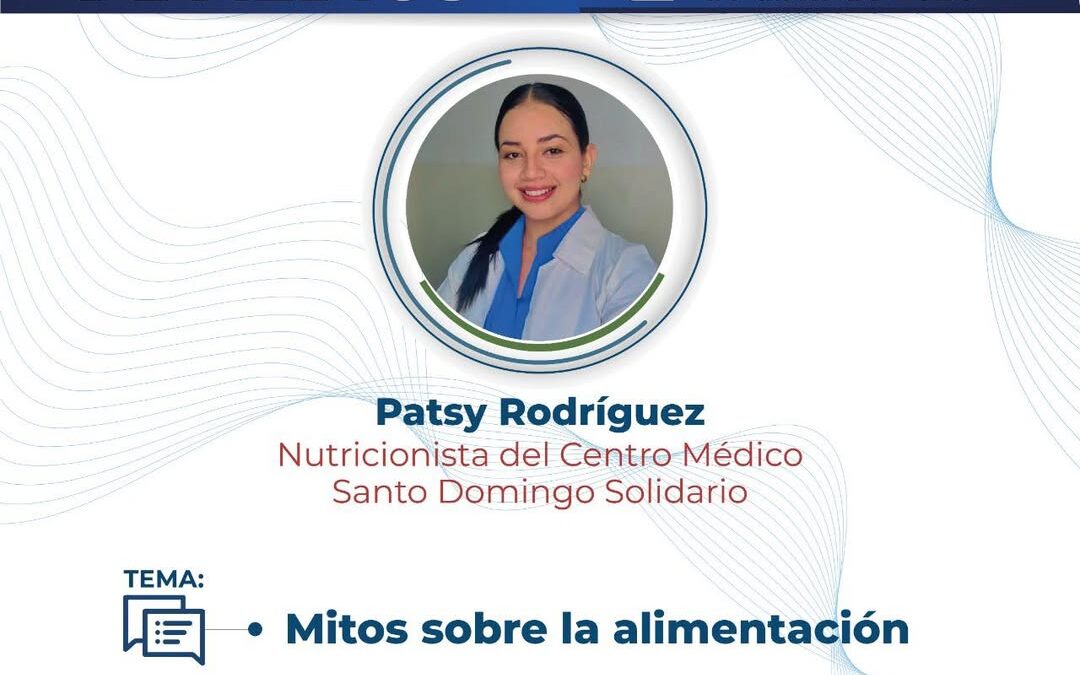 ¡No te lo pierdas!

Este miércoles 15 de abril,  Patsy Rodríguez, nutricionista…