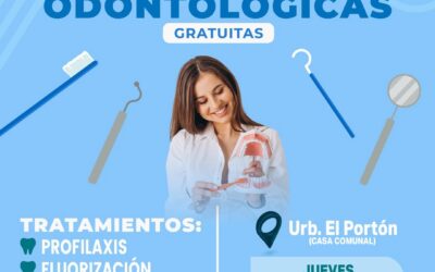 ¡Cuida tu sonrisa con nosotros!

Te invitamos a las Atenciones Odontológicas Gr…