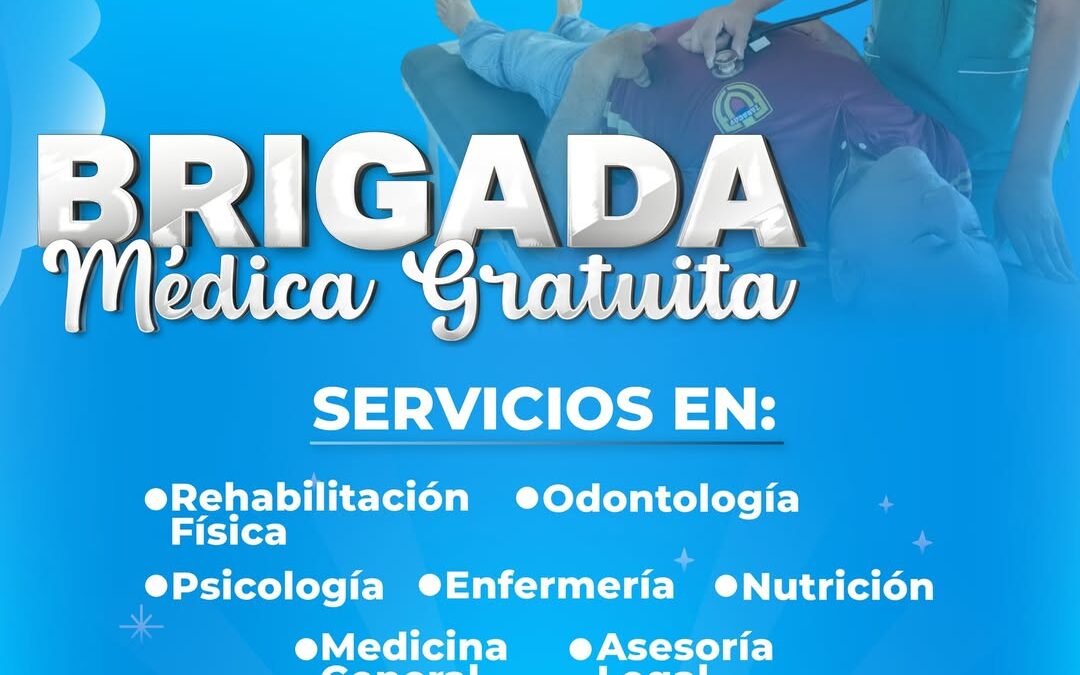 ¡Cuidamos de tu salud y bienestar! 

Te invitamos a la Brigada Médica Gratuita …