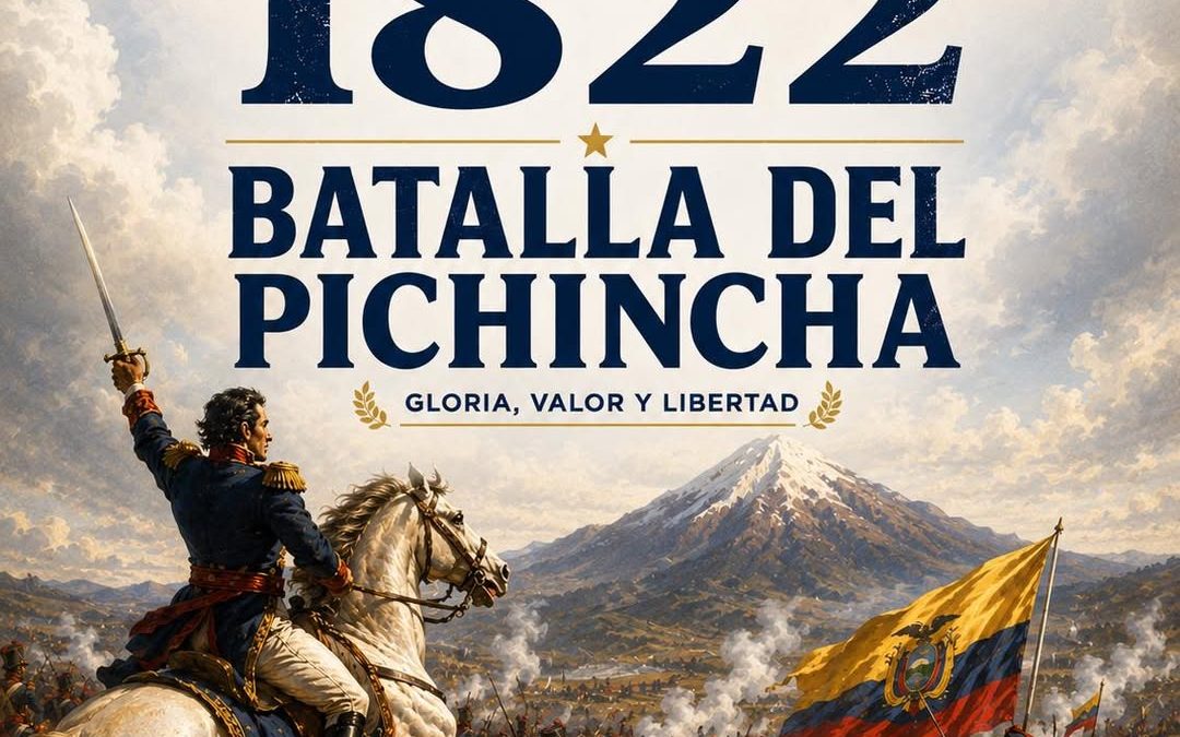 Conmemoramos con orgullo la histórica Batalla del Pichincha del 24 de mayo de 1…