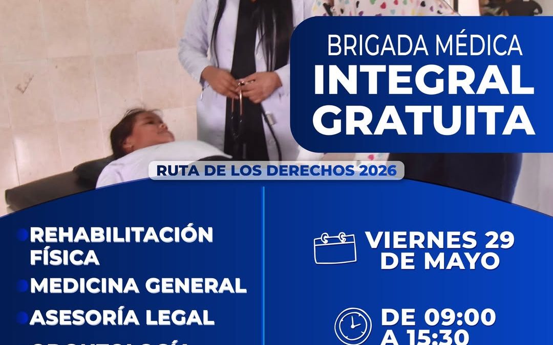 ¡La salud llega a tu comunidad!
Te invitamos a la Brigada Médica Gratuita este …