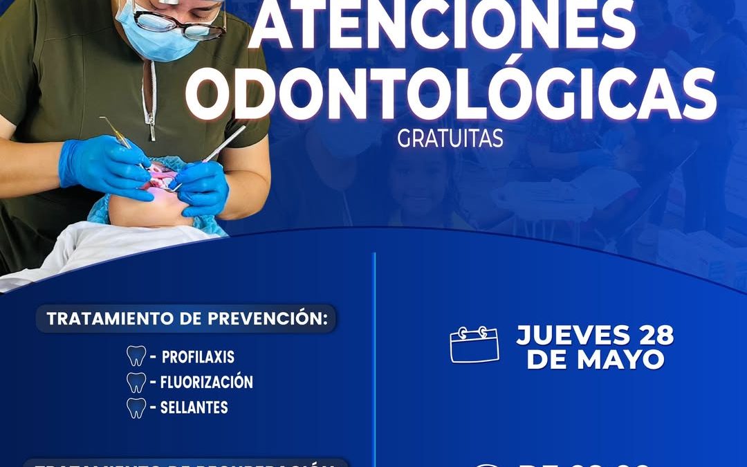 ¡La salud bucal llega a tu comunidad!

Te invitamos a las Atenciones Odontológi…