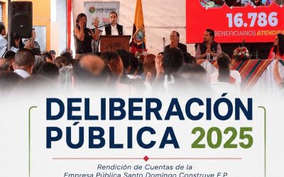 La Empresa Pública Santo Domingo Construye invita a la ciudadanía a la Delibera…