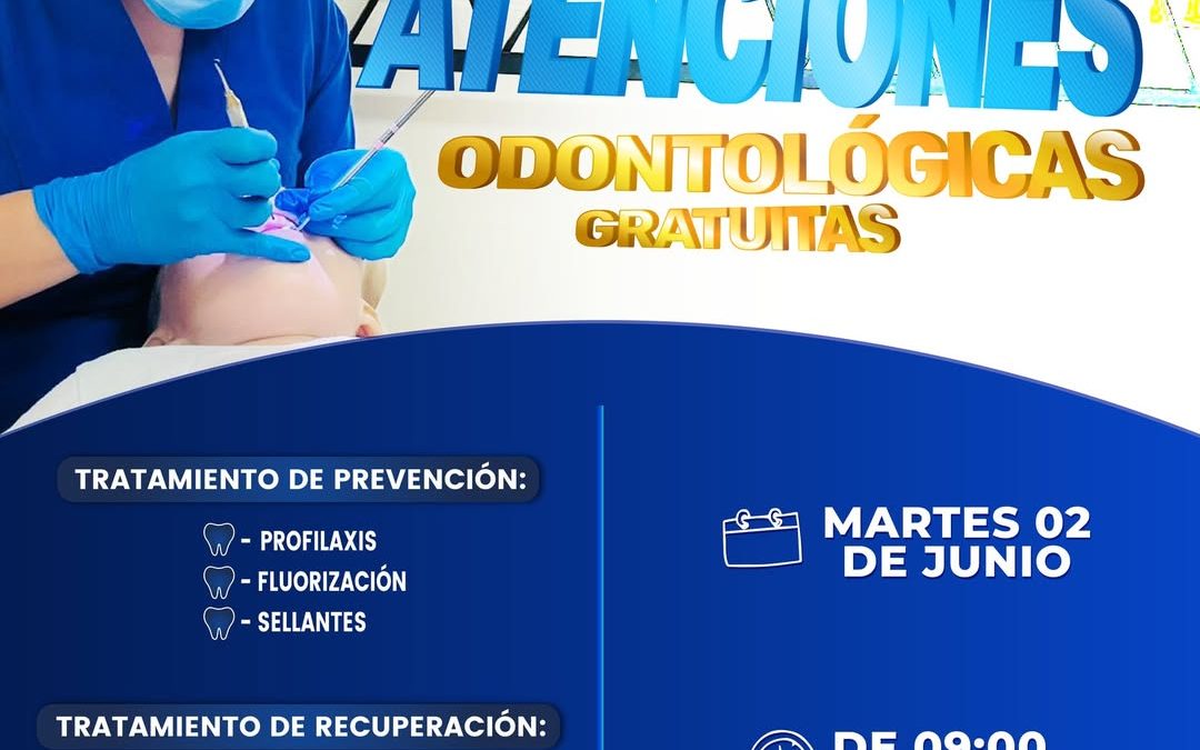¡Cuidar tu sonrisa es cuidar tu salud! 

Te invitamos a nuestras Atenciones Odo…