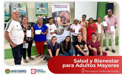 Los usuarios del proyecto “Cuídame, Soy Adulto Mayor” de la Parroquia Valle Her…