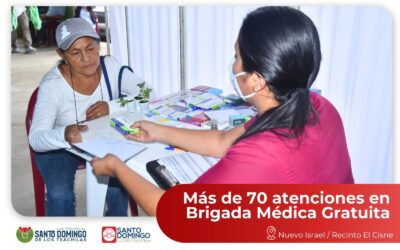 Más de 70 atenciones se brindaron durante la Brigada Médica Gratuita realizada …