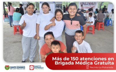 Más de 150 atenciones en la Brigada Médica Gratuita realizada en el Recinto La …