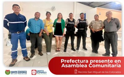 En representación del Prefecto (S) Carlos Landaheta, la ingeniera Paola Uvidia …