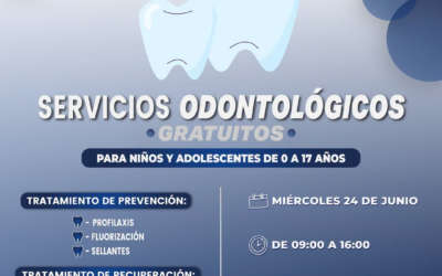 ¡Cuidamos tu salud bucal!
Te invitamos a acceder a los Servicios Odontológico…