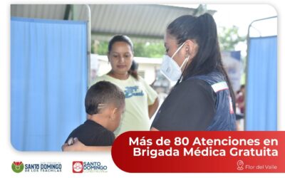 Más de 80 atenciones gratuitas se llevaron a cabo con nuestra Brigada Médica en…
