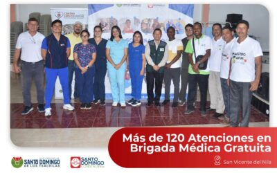 Más de 120 atenciones se brindaron durante la Brigada Médica Gratuita desarrol…