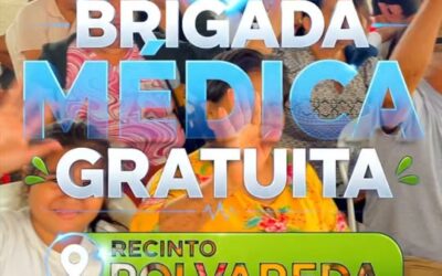 Con más de 150 atenciones, la Brigada Médica Gratuita llegó al recinto La Polva…