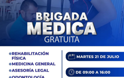 ¡La salud llega hasta ti!
Te invitamos a participar en la Brigada Médica Grat…
