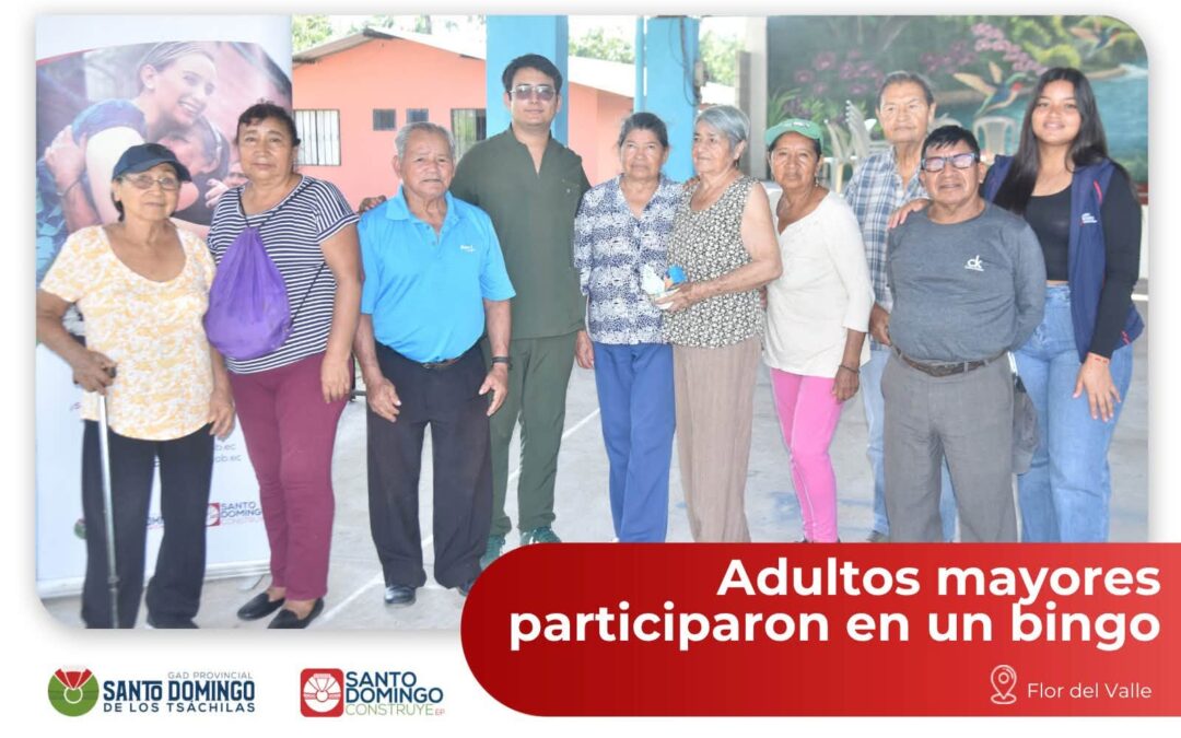 En Flor del Valle, los usuarios del proyecto Cuídame, Soy Adulto Mayor particip…