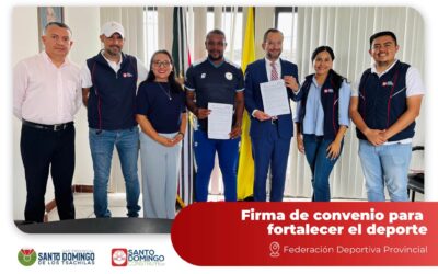 Firmamos un convenio interinstitucional con la Federación Deportiva de Santo Dom…