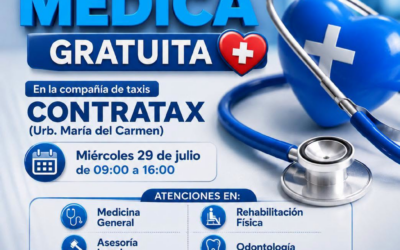 ¡La salud llega a CONTRATAX! 

 Te invitamos a participar en la Brigada Médica …
