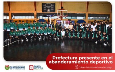 En representación de la Prefecta Johana Núñez, el Coordinador de Proyectos Soci…