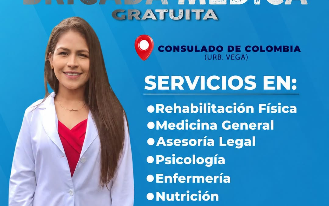 Te esperamos en la Brigada Médica Gratuita que se realizará en el Consulado de C…