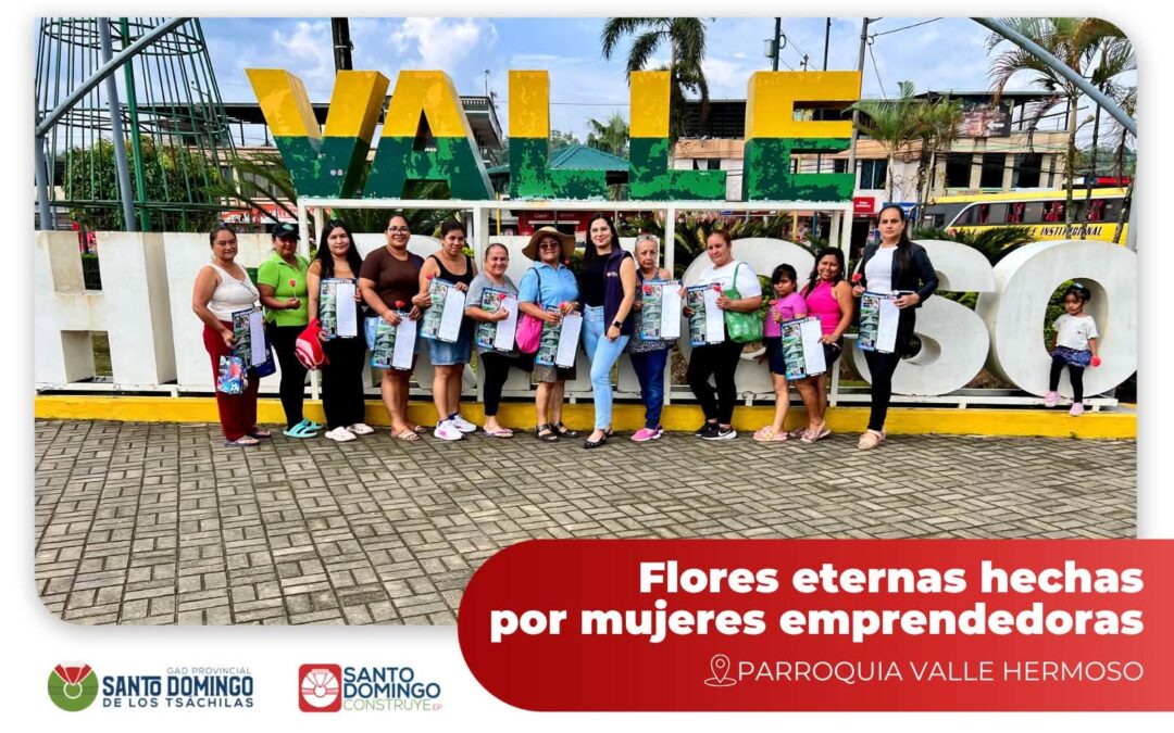 ¡Cada flor representa una nueva oportunidad! 

Las usuarias del proyecto Mujere…