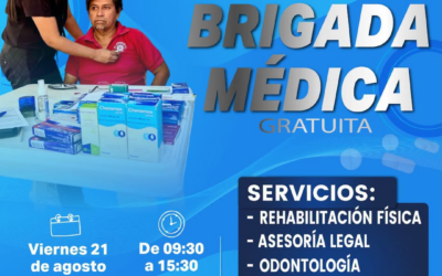 BRIGADA MÉDICA GRATUITA 

Este viernes 21 de agosto en la parroquia Monterrey de…