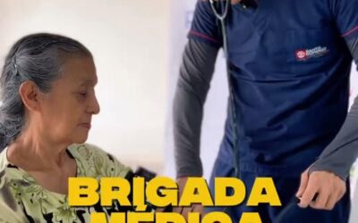 Llegamos con más de 100 atenciones en nuestra brigada médica gratuita en Nuevo I…