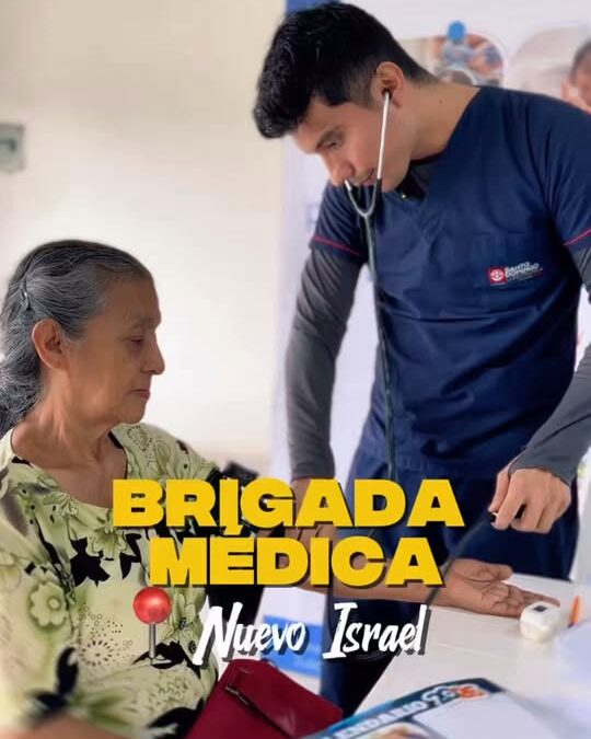 Llegamos con más de 100 atenciones en nuestra brigada médica gratuita en Nuevo I…