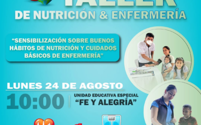 ¡Cuidarnos también es aprender! 

Te invitamos al Taller de Nutrición & Enferme…