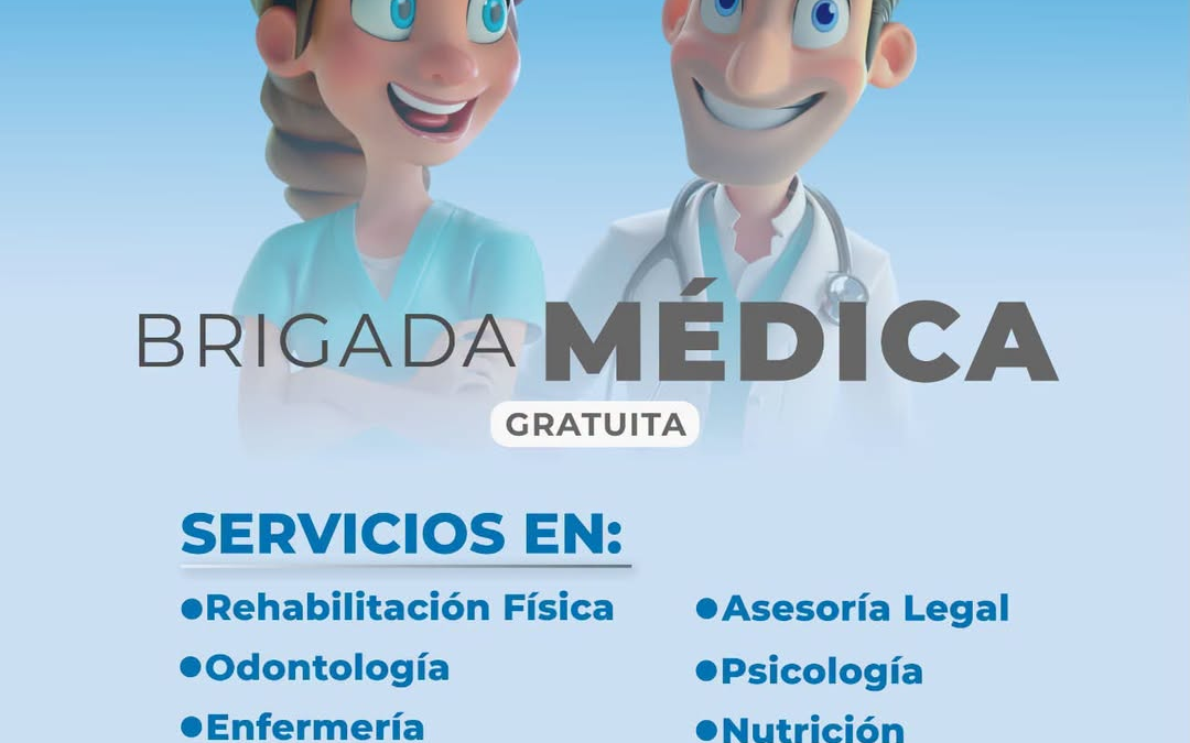 Este viernes 28 de agosto, te invitamos a ser parte de nuestra Brigada Médica G…