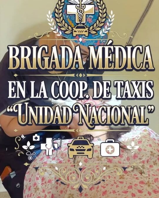 La Brigada Médica Gratuita llegó a la Cooperativa de Taxis “Unidad Nacional”, d…