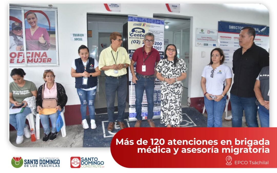 En nuestro primer día, la Oficina Móvil de Atención Migratoria, junto a la Briga…