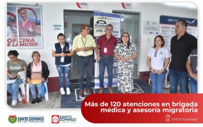 En nuestro primer día, la Oficina Móvil de Atención Migratoria, junto a la Briga…