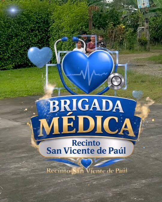 La comunidad del recinto San Vicente de Paúl contó con una Brigada Médica Gratu…