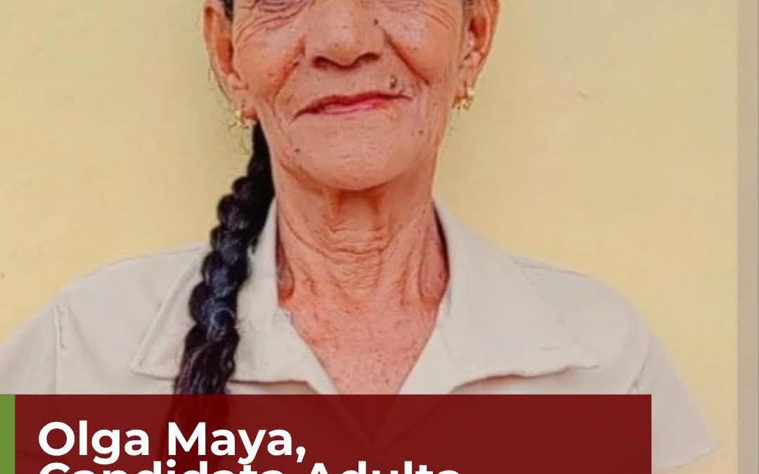 Olga Maya, de 75 años, fue elegida como candidata para representar al grupo de a…